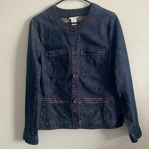 R Denim Blazer Size 14
